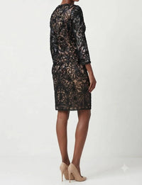 Sue Wong - Soutache Embroidered Short Evening Dress
