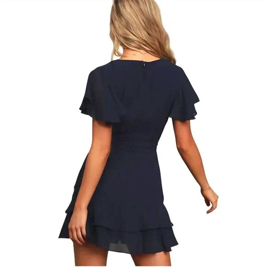 Lulus - Sweet Like You Ruffled Mini Dress