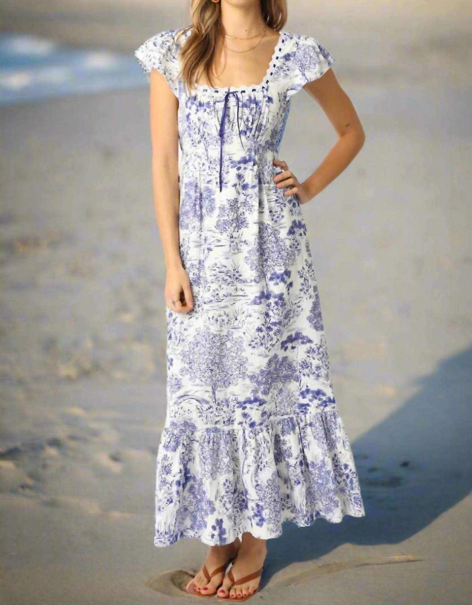 Olivaceous - Print Maxi Dress