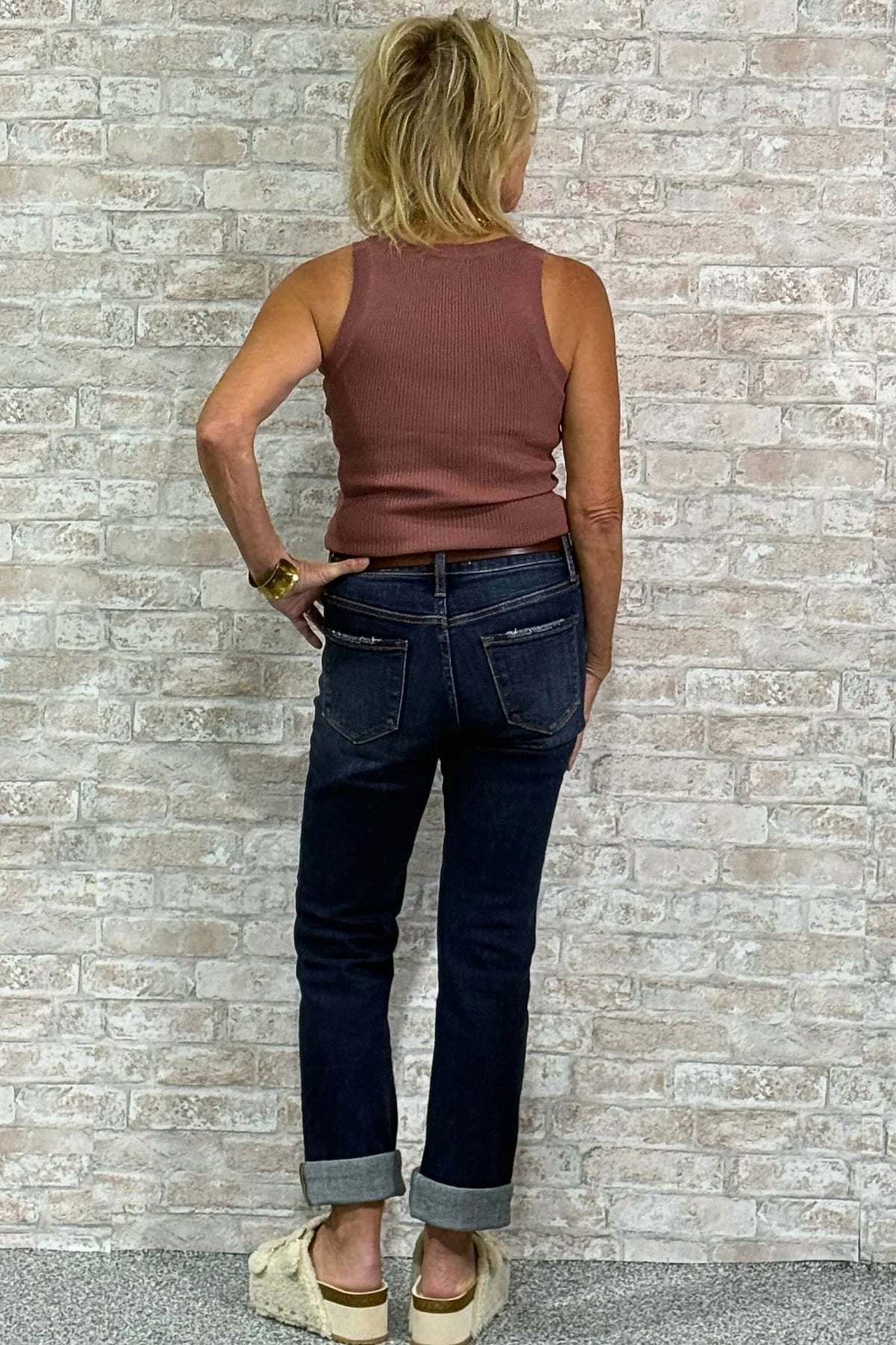 Blu Pepper - The Soothed One Ribbed Tank
