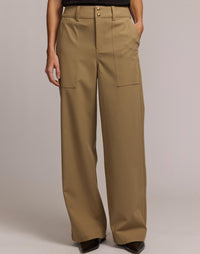 Hinson Wu Women's Kelly Pant in khaki - women's pants