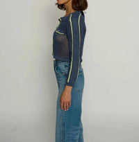 Central Park West - Mesh Stitch Cardigan