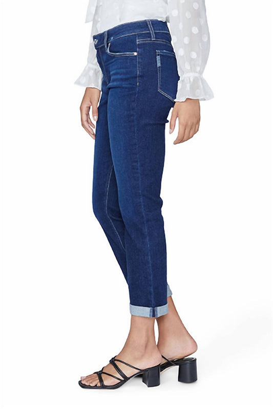 Paige - Brigitte Boyfriend Straight Cuffed Hem Jean