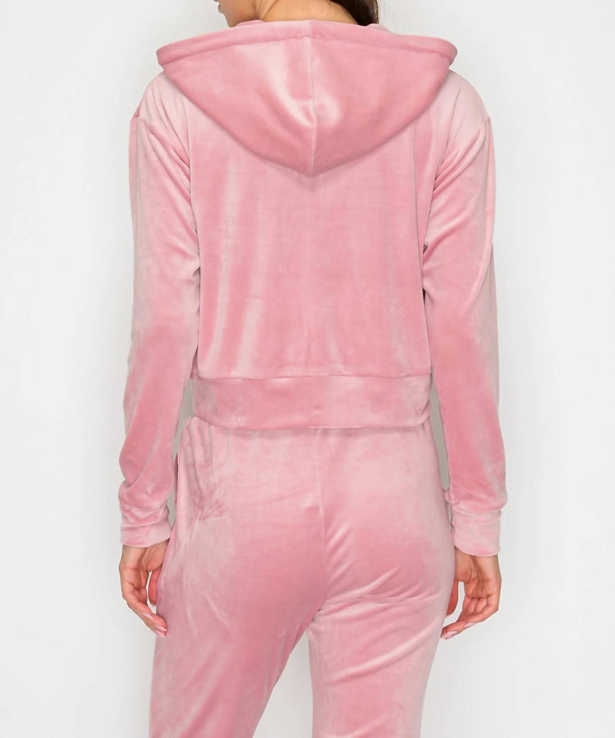 Knit Riot - Classic Velour Zip Hoodie