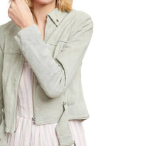 Capulet Marta Jacket in pistachio - women's jacket - detail view