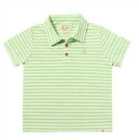Me & Henry - Boy's Anchor Stripe Polo