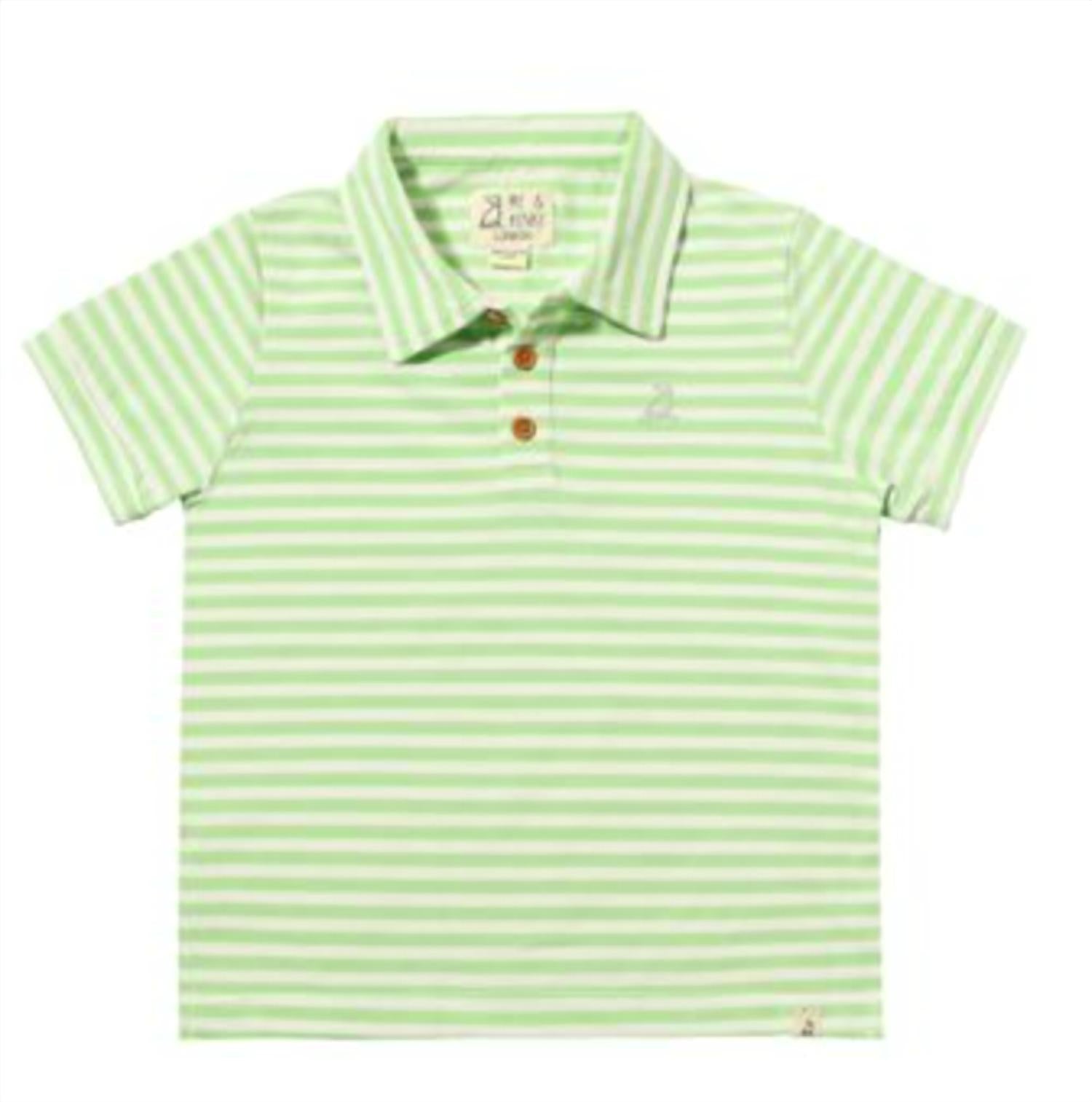 Me & Henry - Boy's Anchor Stripe Polo