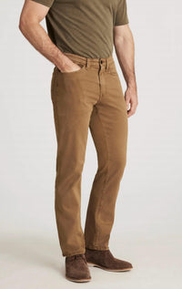 34 Heritage Charisma Relaxed Straight Leg Pants in tobacco twill - men's pants