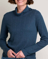 Toad&Co - Foothill Pointelle Long Sleeve Turtleneck Sweater