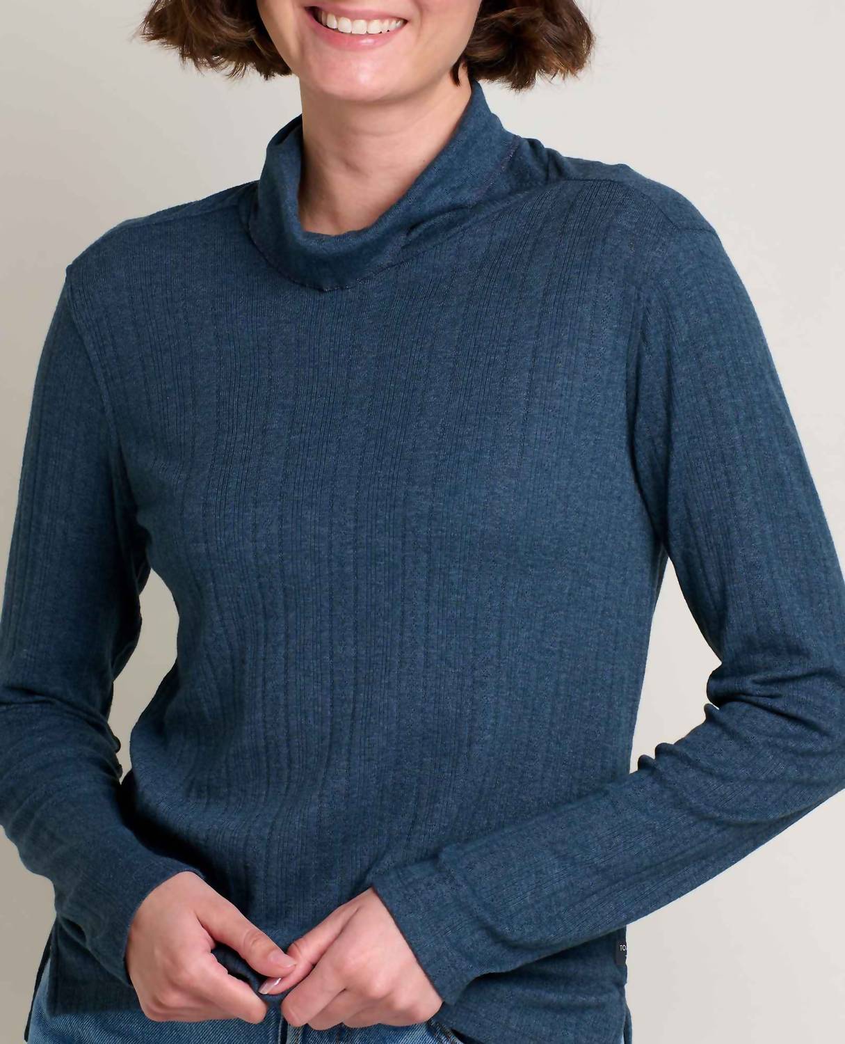 Toad&Co - Foothill Pointelle Long Sleeve Turtleneck Sweater