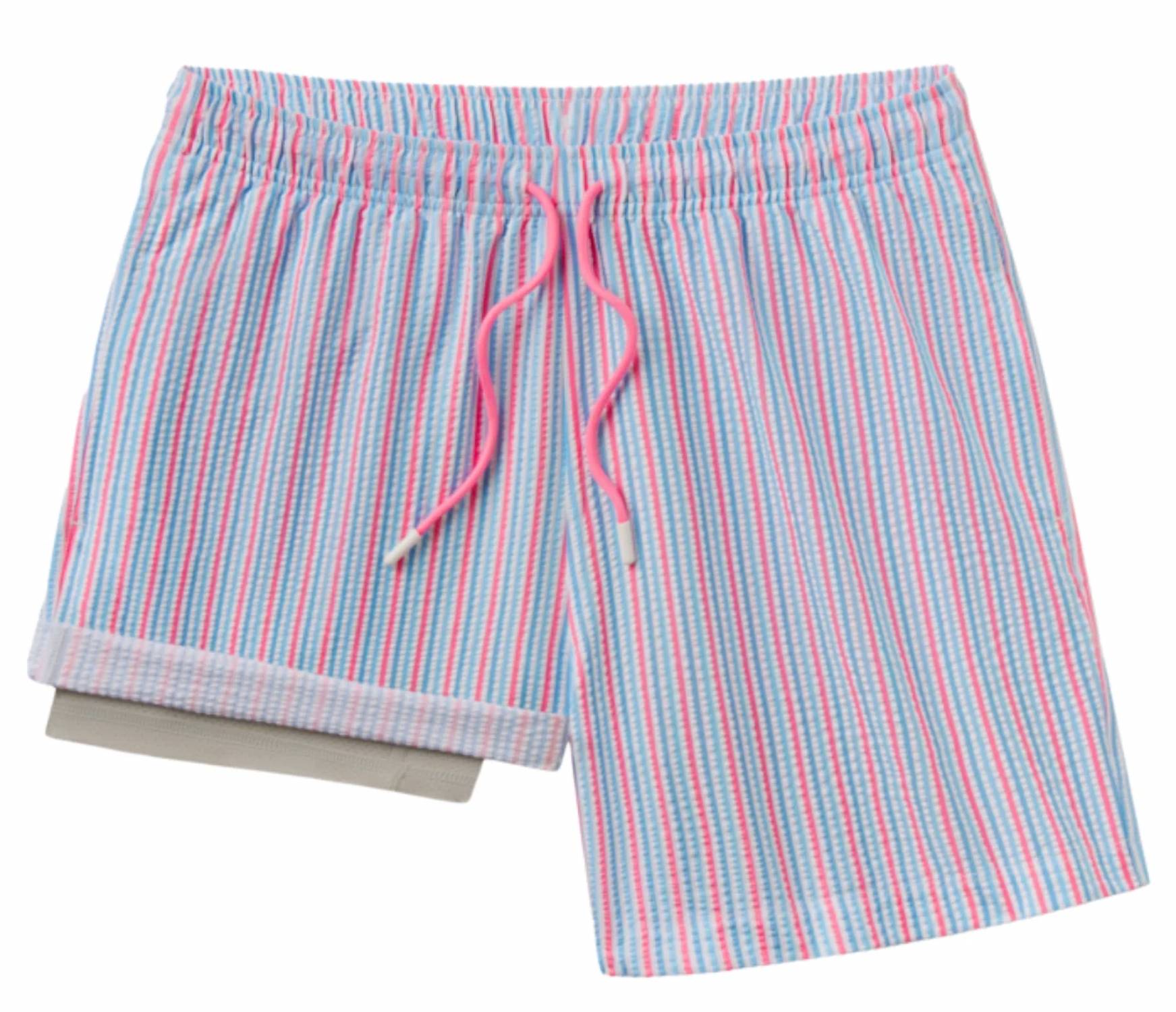 Southern Shirt Company - Men's Clubhouse Seersucker Swim Trunks