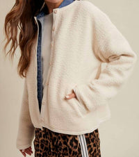 Wishlist - Everly Sherpa Button-up Jacket
