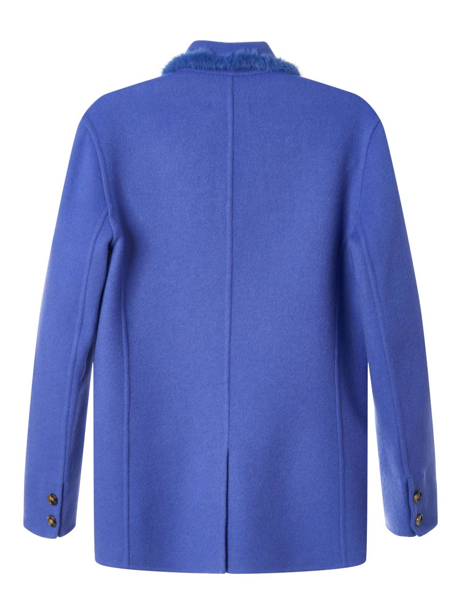 Diomi - Women's Wool Blend Mink Blazer