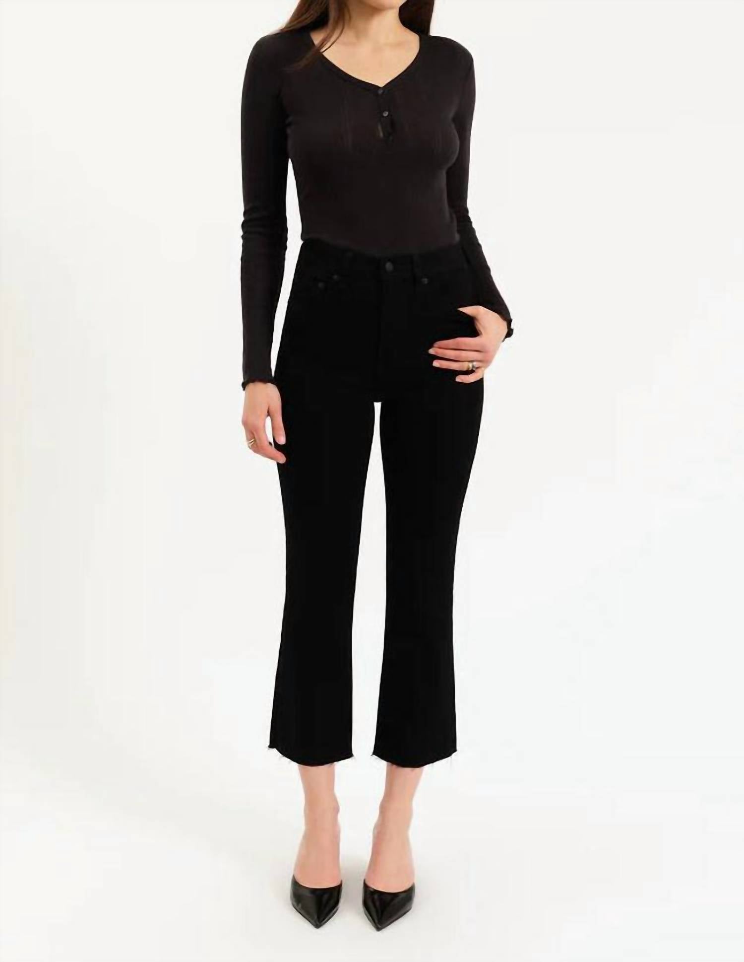 Daze - Shy Girl Crop Flare Jeans