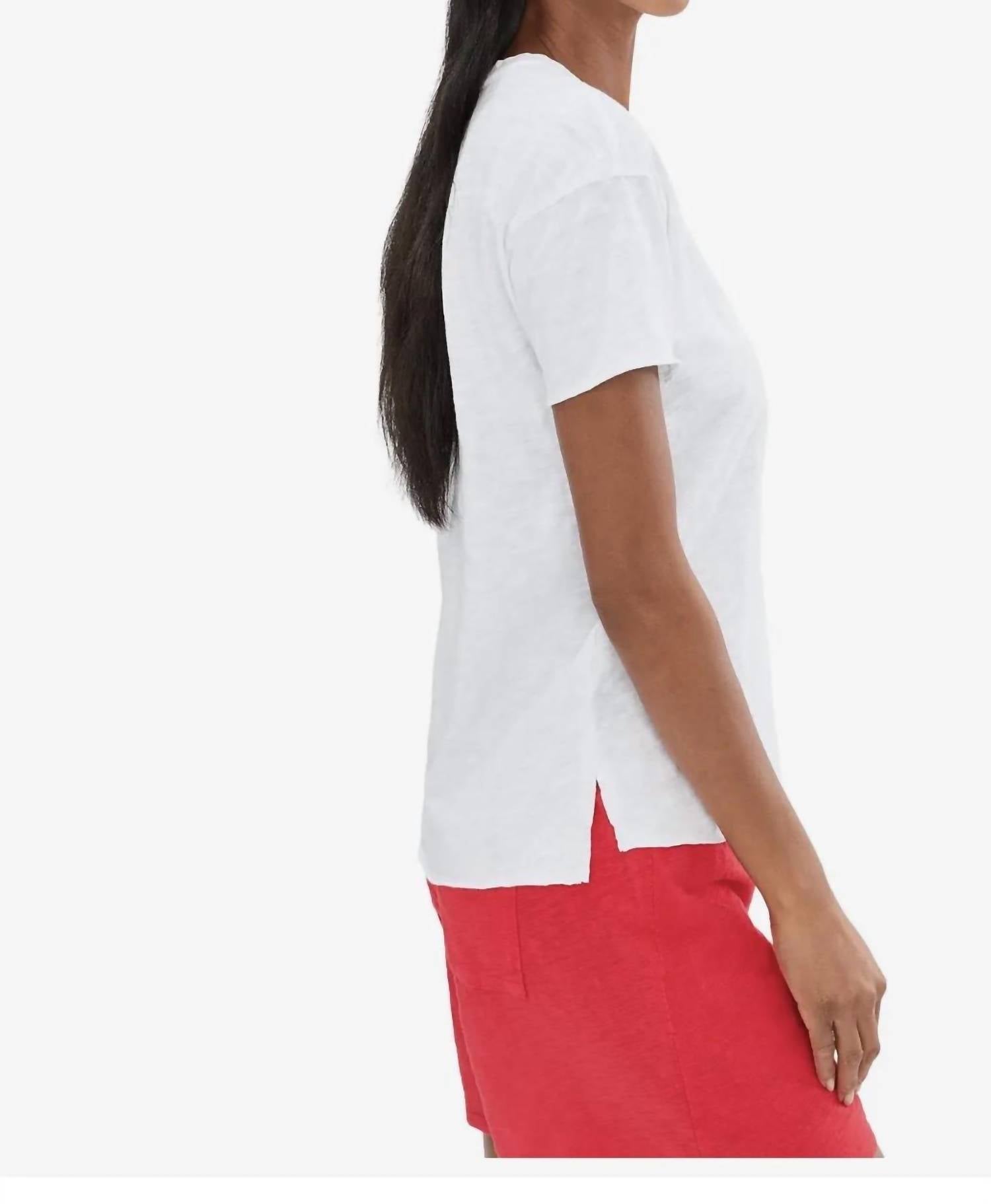 Mododoc - Women's Short Sleeve Crew Sweater