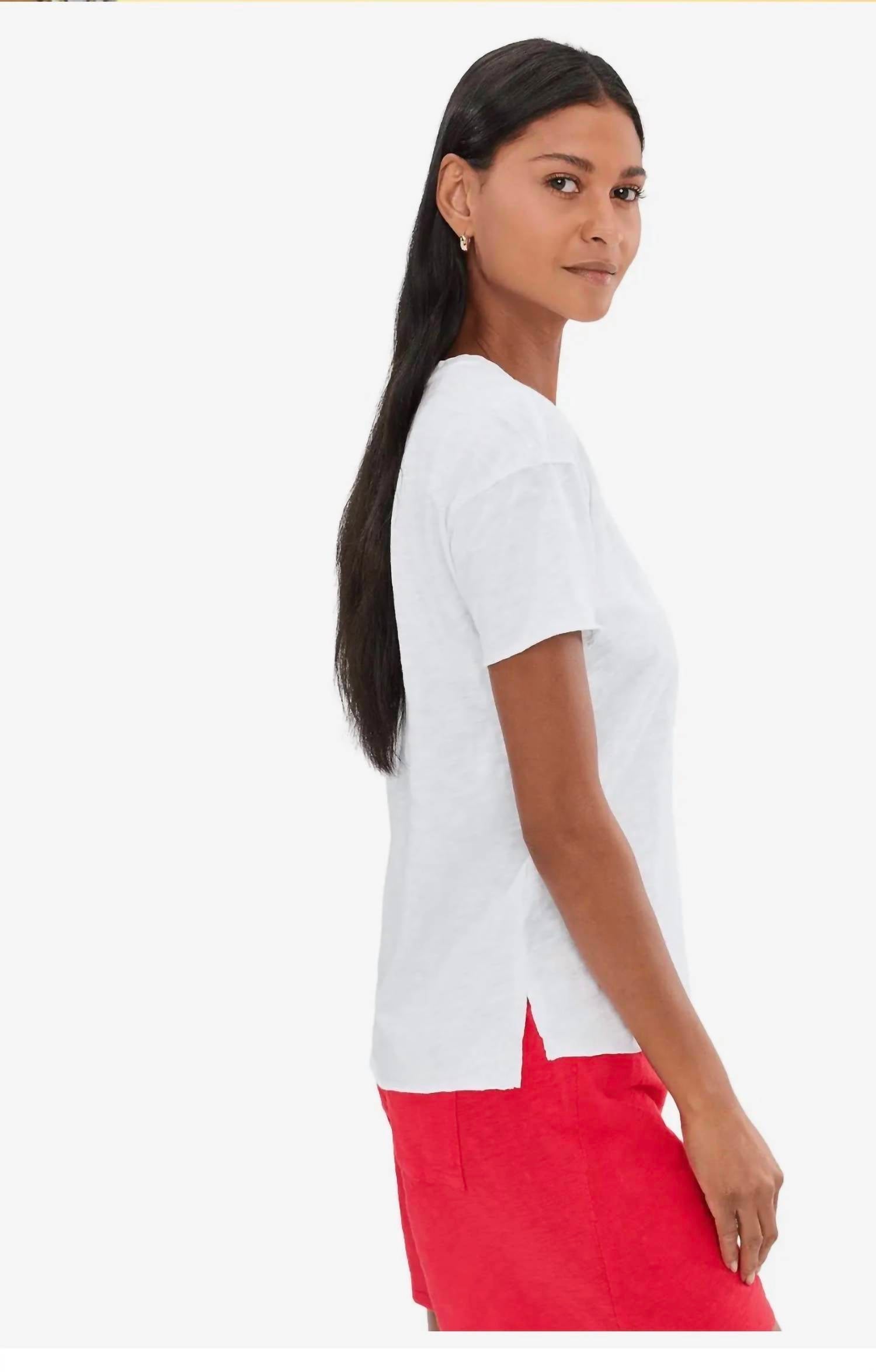 Mododoc - Women's Short Sleeve Crew Sweater