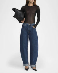 Frame - Mesh Polka Dot Top