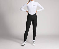 Ekoi Women’s Thermal Gel Padded Cycling Pants in black - women's pants