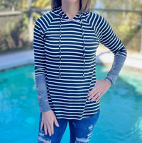 Adora - Hide And Stripe Hoodie