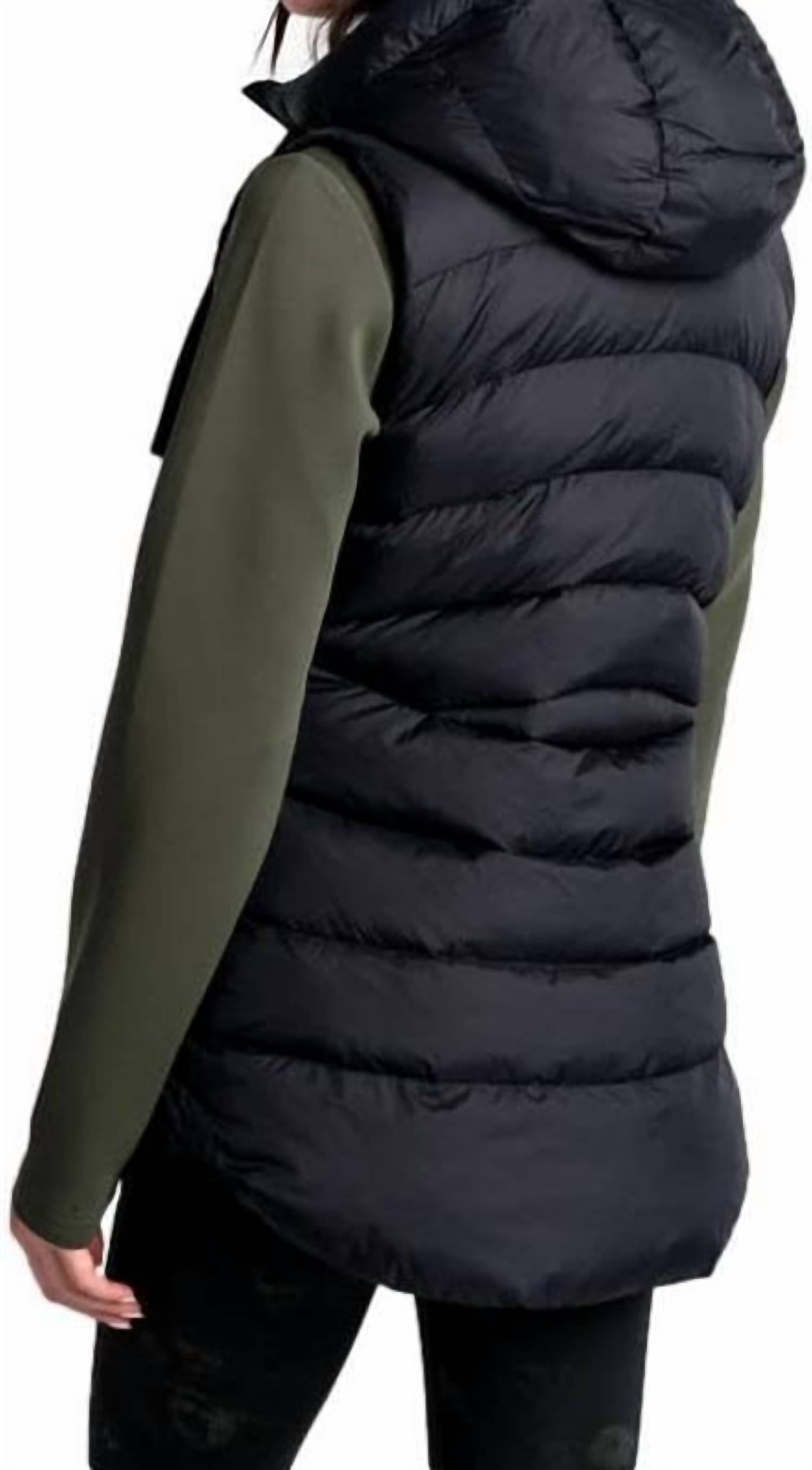 LOLE Transition Vest in black 1 - women's jacket - alternate view
