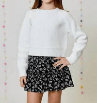 Design History - Girls Boxy Knit Sweater