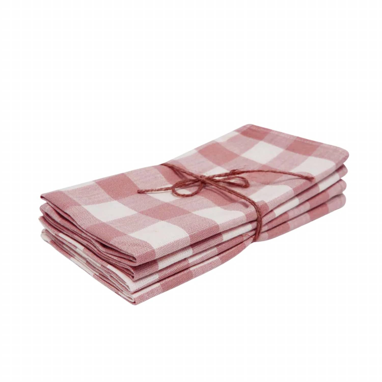Heather Taylor Home - Rosa Gingham Napkins Set