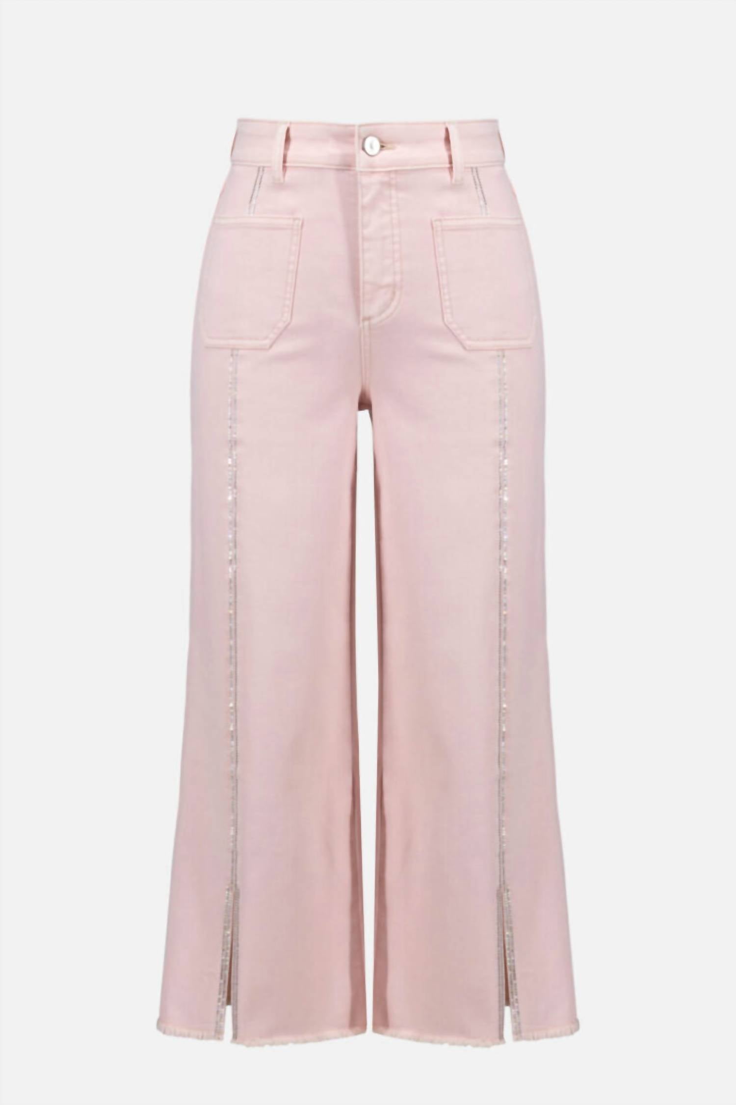 Joseph Ribkoff - Claudia Culotte Jeans With Embellished Front Seam