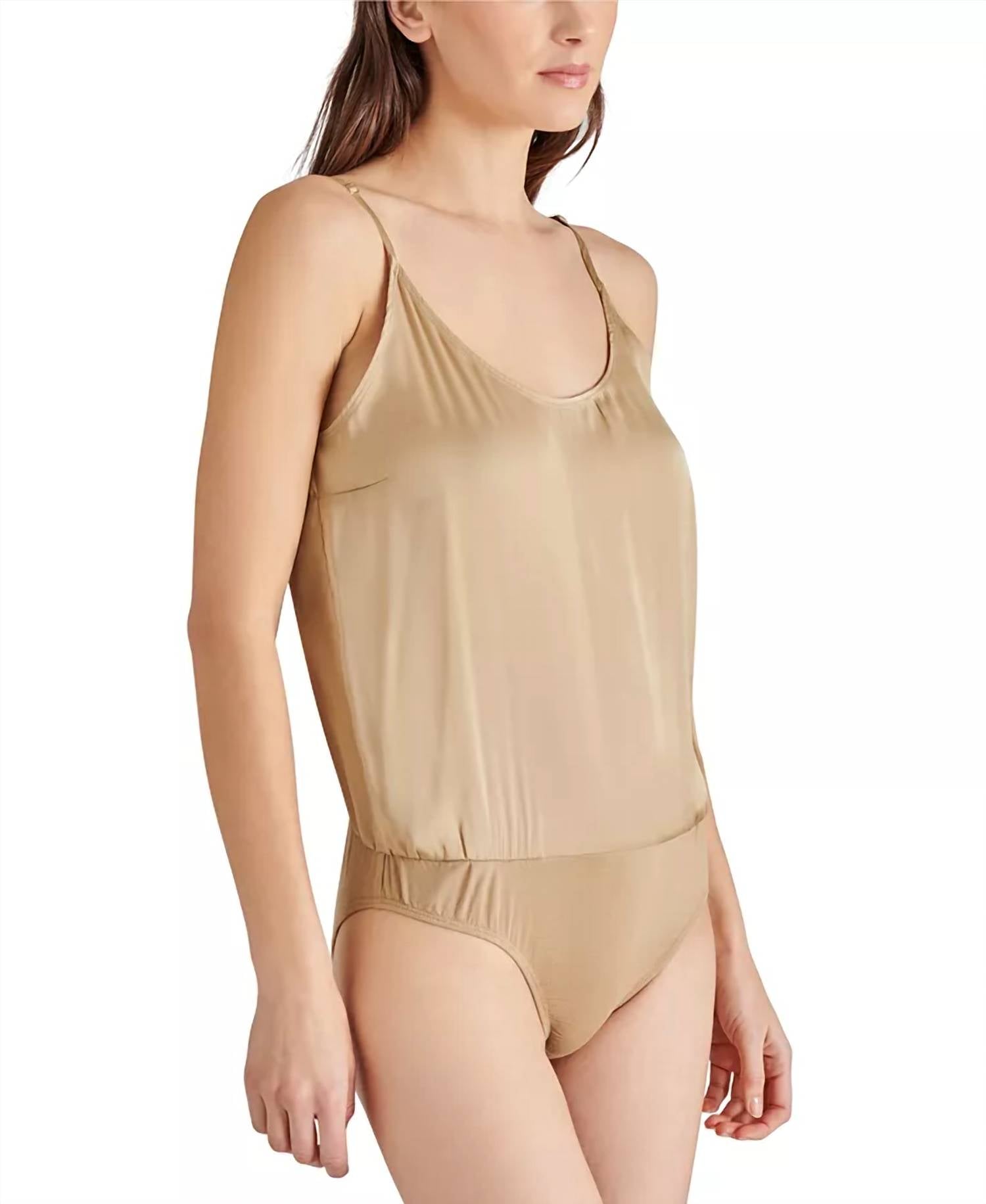 STEVE MADDEN Emersyn Camisole Bodysuit in wood thrush - women's shirt - view 4