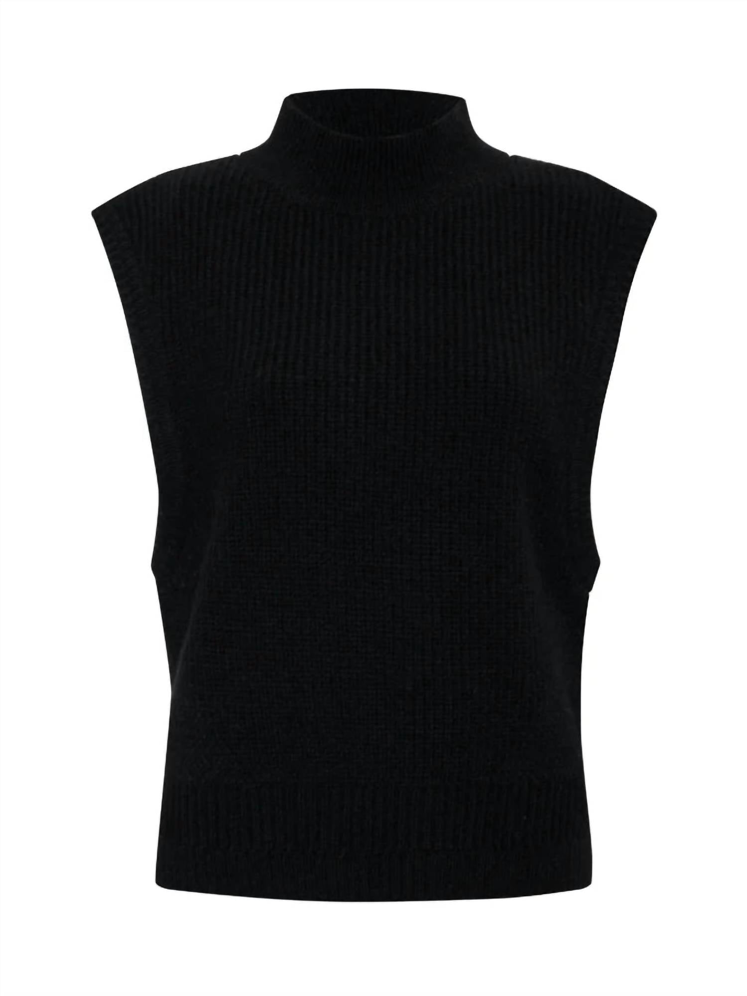 Sanctuary City Sweater Vest in black - women's jacket - view 4
