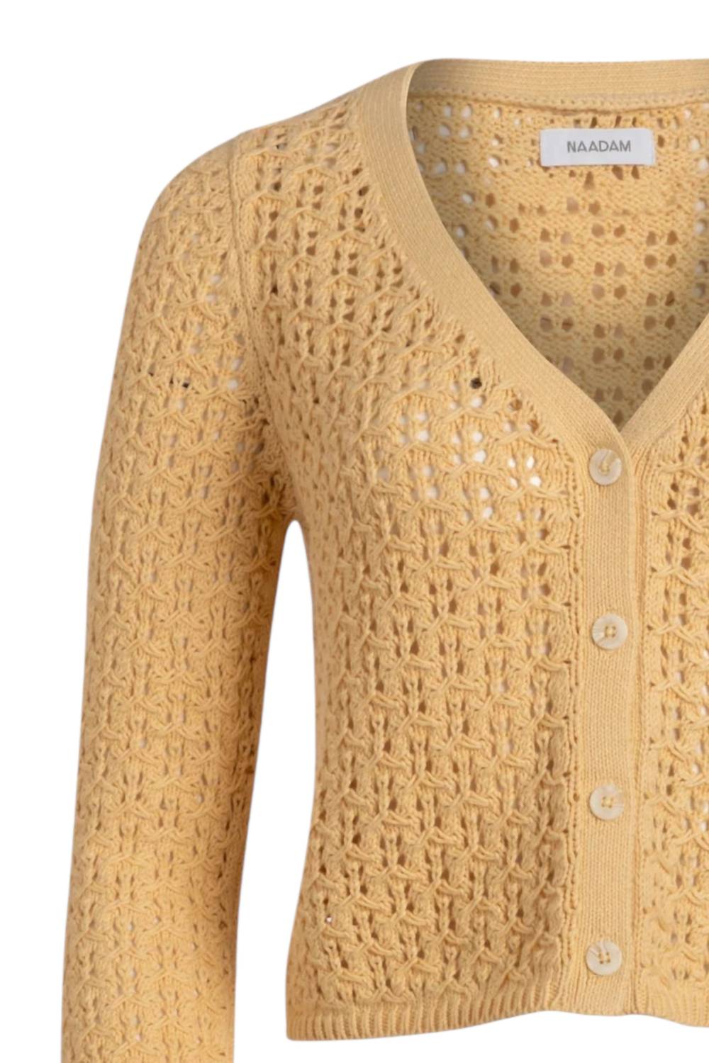 Naadam - Women's Pima Cotton Artisanal V-neck Cardigan