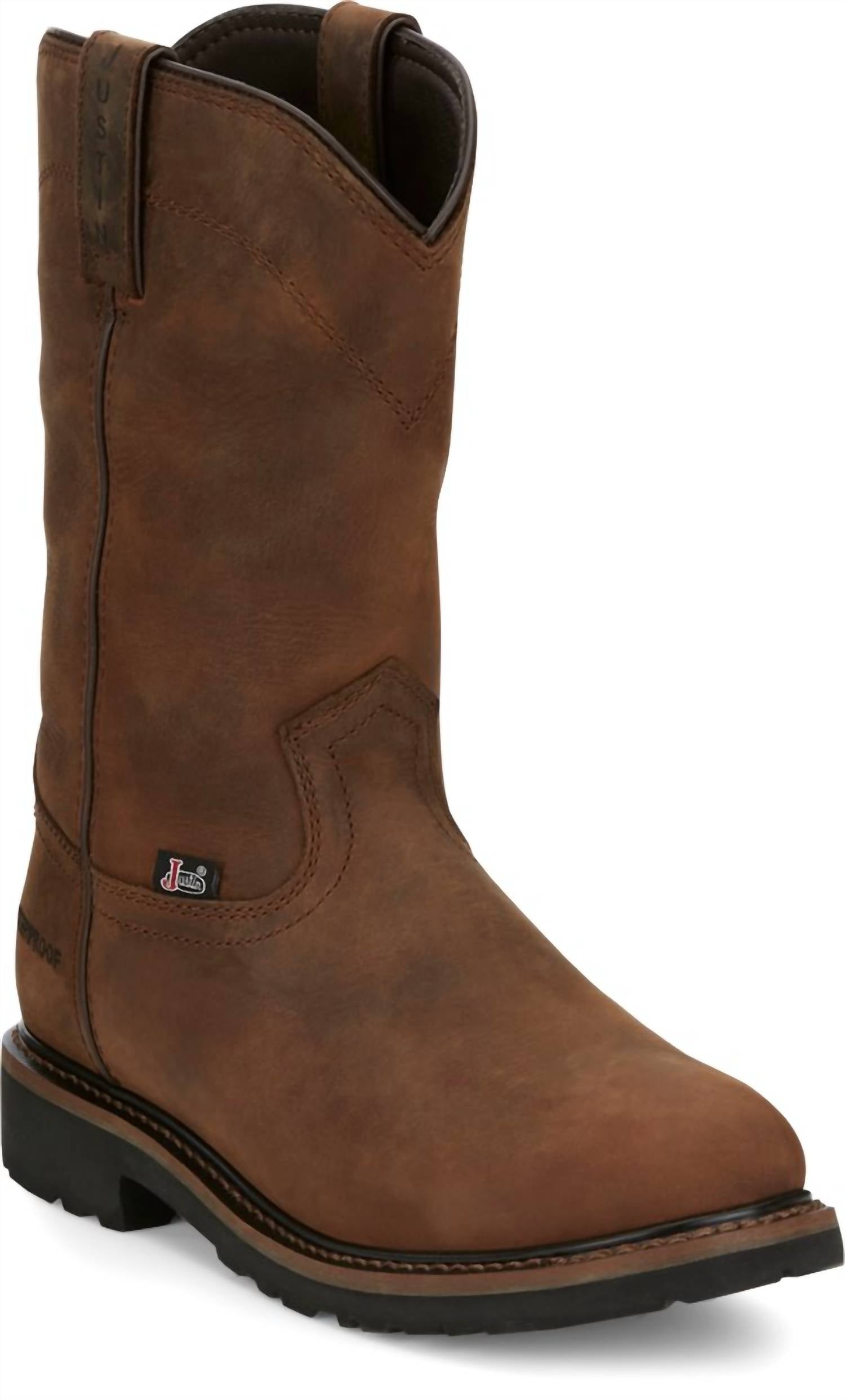 Justin Boots - Men's Drywall 10" Waterproof Boot