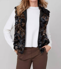 Renuar - Short Faux Fur Vest