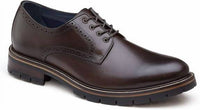 JOHNSTON & MURPHY Men's Cody Plain Toe Shoe in mahogany - men's loafer