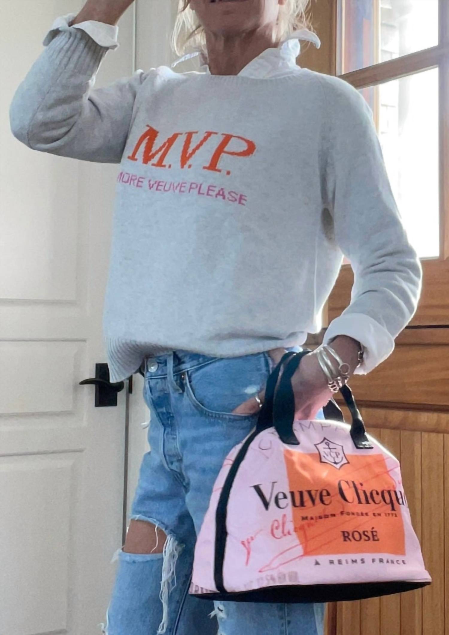 Pink Pineapple - More Veuve Please Sweater
