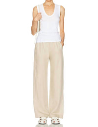 Enza Costa - Supima Cotton Essential Sleeveless U-neck Tank Top