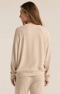 Z Supply - Cassie Wine Wonderland Long Sleeve Top