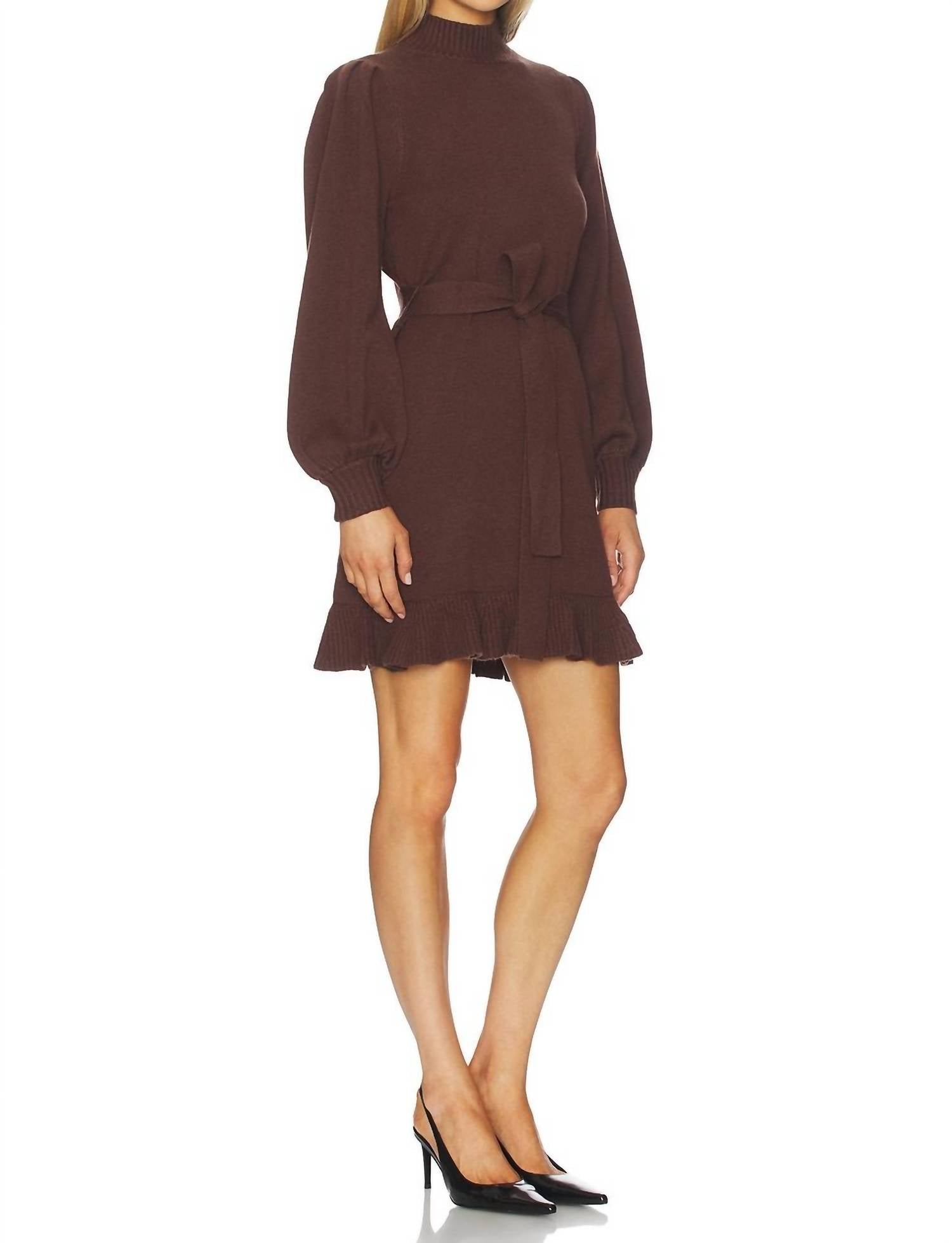Paige Julita Dress in tamarind 1 - women's dress - detail view