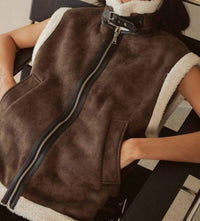 Elan - Juneau Plush Faux Shearling Vest