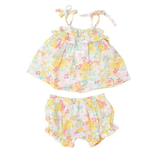 Angel Dear - GIRLS RUFFLE TOP & BLOOMER SET