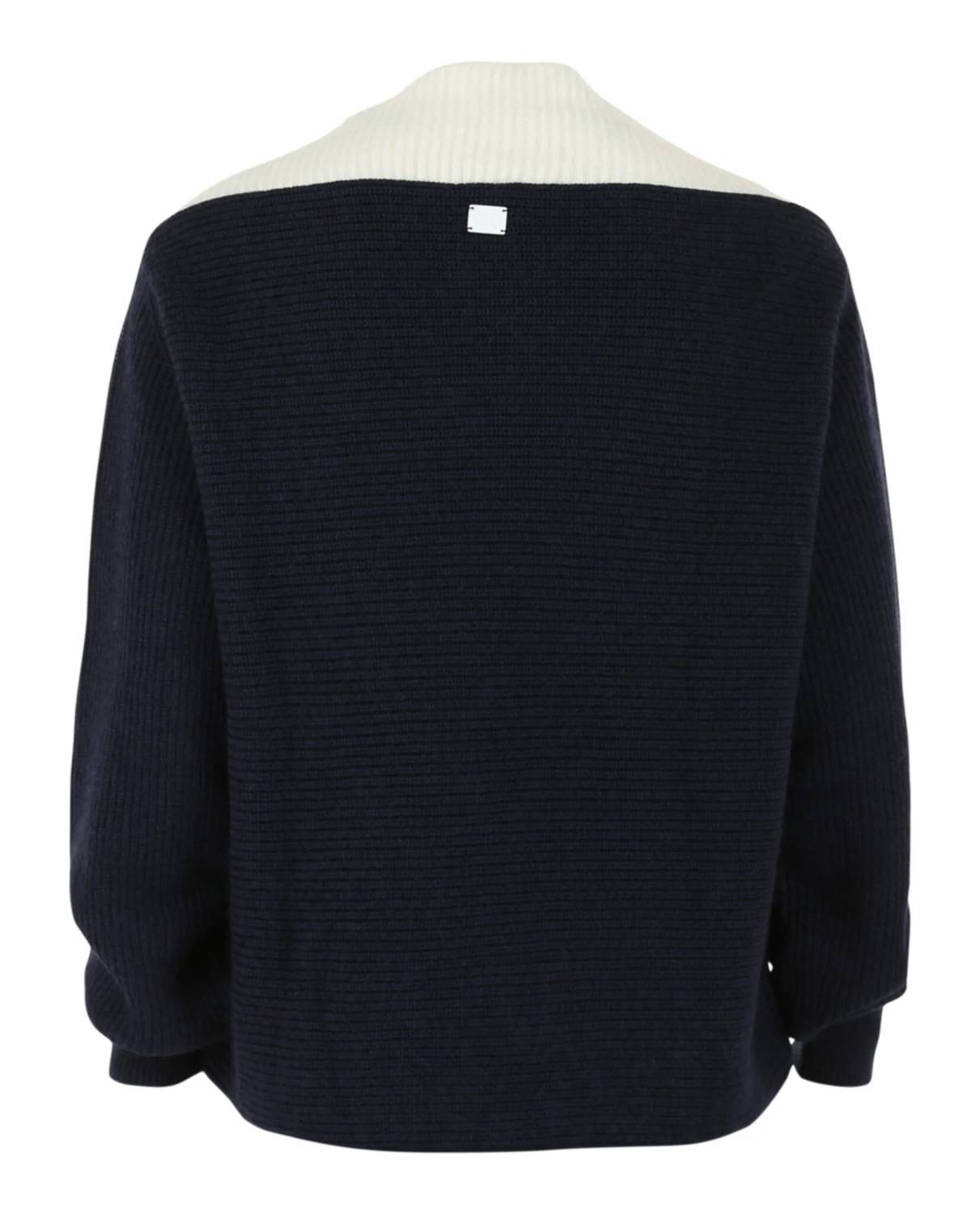 Salvatore Ferragamo - Men's Two-tone Knit Sweater