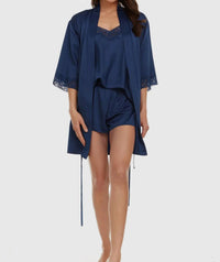 Flora Nikrooz Women's Sabrina Travel Set in blue - women's sleepwear