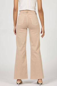 DEAR JOHN DENIM Fiona High Rise Wide Leg Jeans in warm taupe 1 - women's jeans - alternate view