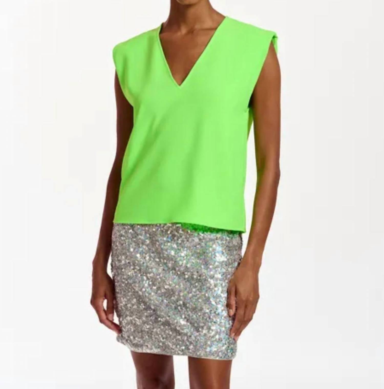Essentiel Antwerp - Falling Sleeveless V-neck Top