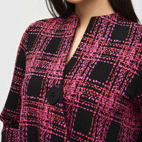 Joseph Ribkoff - Jacquard Knit Swing Jacket