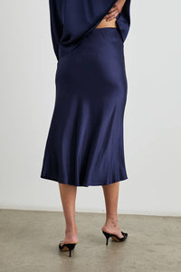 Rails Anya Solid Skirt in navy - women's skirt - detail view