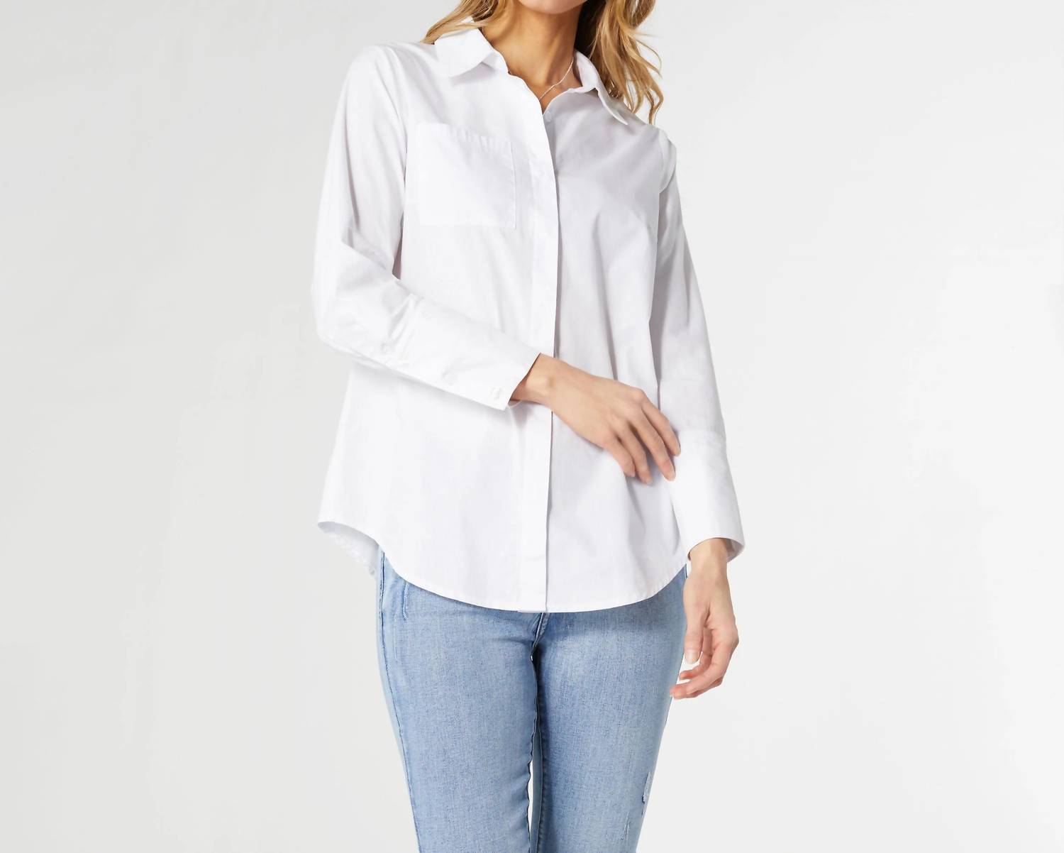 Coco + Carmen - Meredith Button-Up Boyfriend Shirt