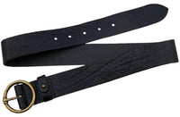 Amsterdam Heritage - Women's Vintage Round Buckle Leather Belt