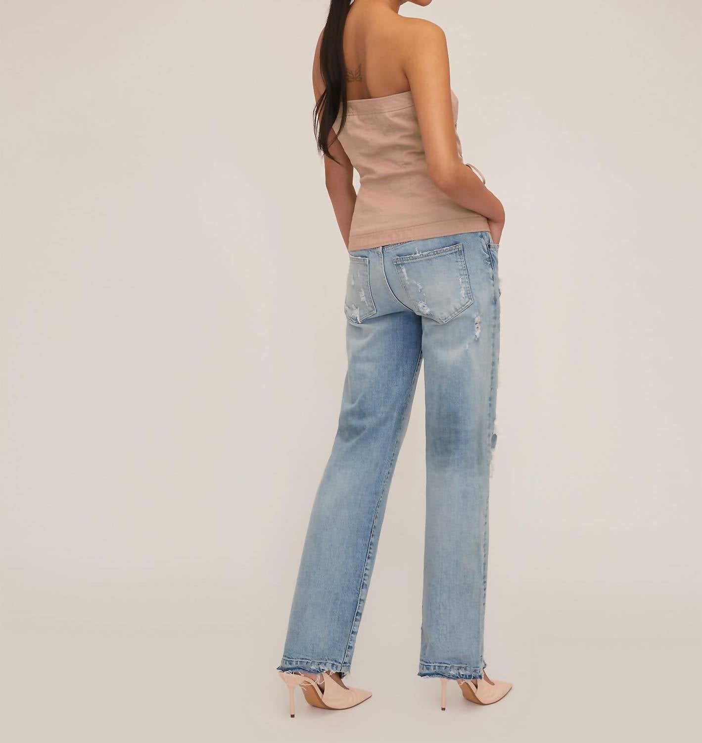 OAKLEY CANVAS LACE UP CORSET