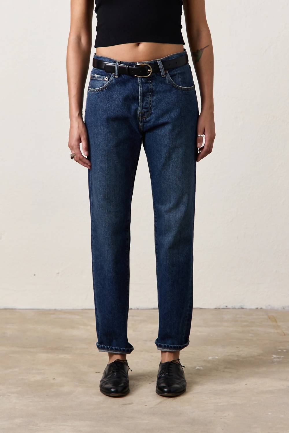 Nsf - Owen Mid Rise Slouchy Straight Jean