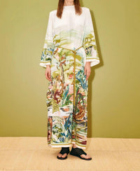 Alemais - Jungle Boogie Silk Midi Dress